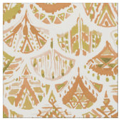 Tissu Échelles d'or de tribal de SIRÈNE AZTÈQUE (Fermer)