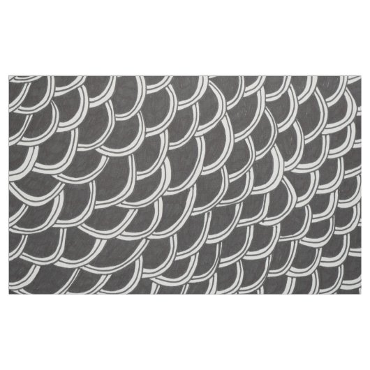 Tissu Echelles noires et blanches (Fat Quarter)