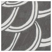 Tissu Echelles noires et blanches (Détail)