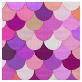 Tissu Échelles, violette, améthyste, et corail de sirène (Fermer)