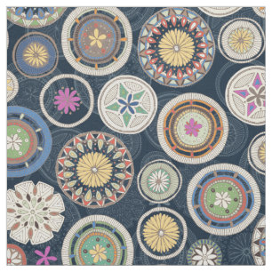Tissu écho de mandala de pango