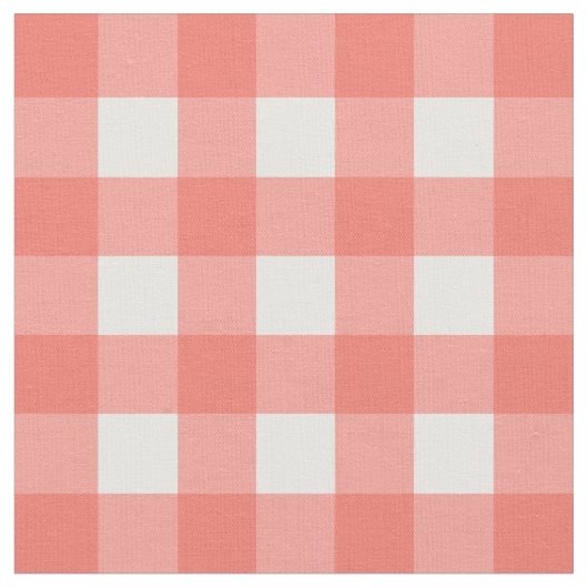 Tissu Écho de pêche et contrôle blanc de guingan (Fermer)