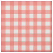 Tissu Écho de pêche et contrôle blanc de guingan (Échantillon)