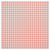 Tissu Écho de pêche et pied-de-poule blanc (Échantillon)