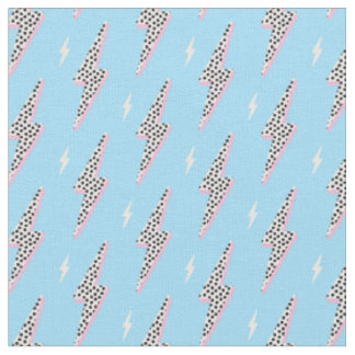 Tissu Éclair à point rose