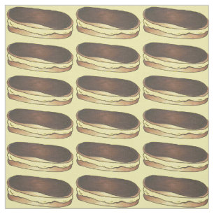 Tissu Éclair Chocolat Servi À La Carte Boulangerie Pâtis
