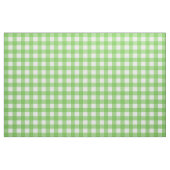 Tissu Éclair vert et contrôle blanc de guingan (Fat Quarter)