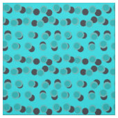Tissu Éclipse de turquoise atomique - Moderne du milieu (Échantillon)