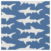 Tissu École bleue et blanche d'attaque de requin des (Fermer)