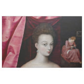 Tissu École de Fontainebleau - Gabrielle d'Estrees (Fat Quarter)