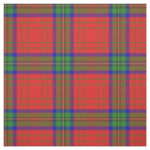 Tissu écossais à carreaux tartan rouge Clan Wood p