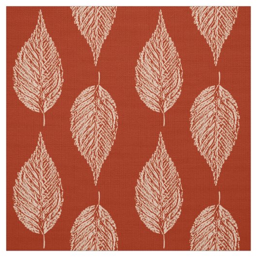 Tissu Écran Feuille de hêtre, Mandarin Orange (Échantillon)