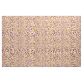 Tissu Écriture chic couleur violet jaune guépard (Yard)
