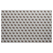 Tissu Écureuil avec le motif d'écrou (Yard)