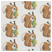 Tissu écureuil de bande dessinée (Fermer)