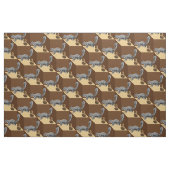 Tissu Écureuil Et Noix (Fat Quarter)