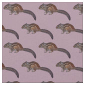Tissu Écureuil Rayé (Rose) (Fermer)