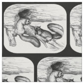 Tissu Écureuils (Échantillon)