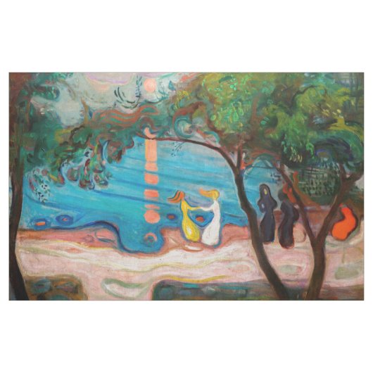 Tissu Edvard Munch - Danse sur la plage (Yard)