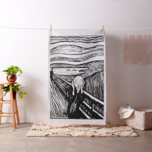 Tissu Edvard Munch - La lithographie de cri