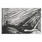 Tissu Edvard Munch - La lithographie de cri (Fat Quarter)