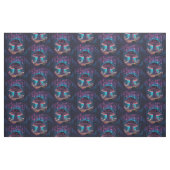 Tissu Eerie Magical Giant Toadstool en forêt, violets, (Fat Quarter)