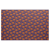 Tissu Éffrayant Halloween Jack O Lanterns & Stars (Fat Quarter)