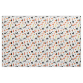 Tissu Éffrayant Motif de chats Halloween (Fat Quarter)