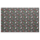 Tissu Éffrayant Noël Déplaisant Goth Fête à thème (Fat Quarter)