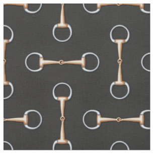 Tissu Eggbutt Snaffle Bit Equestrian (petite échelle)