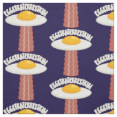 Tissu Eggstraterrestrial Avec Texte (Échantillon)