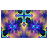 Tissu Eglise la nuit... (Fat Quarter)