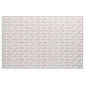 Tissu EKG Plaid en blanc (Fat Quarter)
