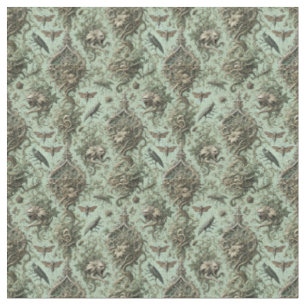 Tissu Élégance Chitinée - Carrelage Gothique Victorien D
