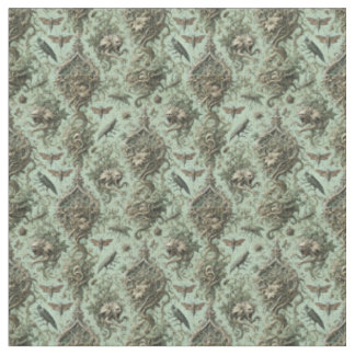 Tissu Élégance Chitinée - Carrelage Gothique Victorien D