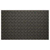 Tissu Élégance de luxe Dandelion d'or noir (Fat Quarter)