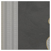 Tissu Elégance en argent et noir. (Fermer)