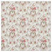 Tissu Élégant Arrière - plan Floral-Blanc Rococo (Échantillon)