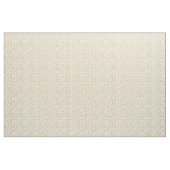 Tissu Elégant Blanc Or Feuille verdure Botanique (Yard)
