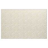 Tissu Elégant Blanc Or Feuille verdure Botanique (Fat Quarter)