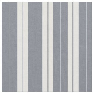 Tissu Elégant Bleu Blanc Antique Français Ticking Stripe