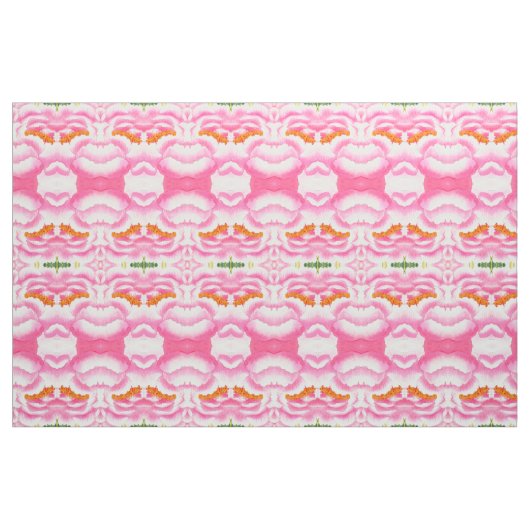 Tissu Élégant Boho Pink Tie Dye Motif (Fat Quarter)