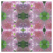 Tissu Élégant boho rose florales fleurs hydrangées (Échantillon)