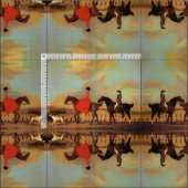 TISSU ÉLÉGANT CHEVAL (Carreau)