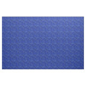 Tissu Elegant cobalt blue tooled leather  (Yard)