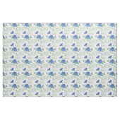 Tissu Élégant cornfleurs aquarelle (Fat Quarter)