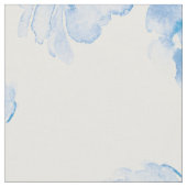 Tissu Élégant Couleur D'Aquarelle Bleue Et Blanc (Fermer)