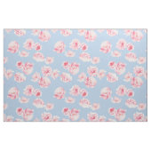 Tissu Élégant Couleur D'Aquarelle Rose Et Bleu (Yard)