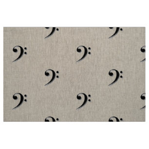 Tissu élégant de clef basse