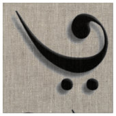 Tissu élégant de clef basse (Fermer)